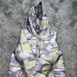 Forever 21 Camouflage Jacket - Brown and Green